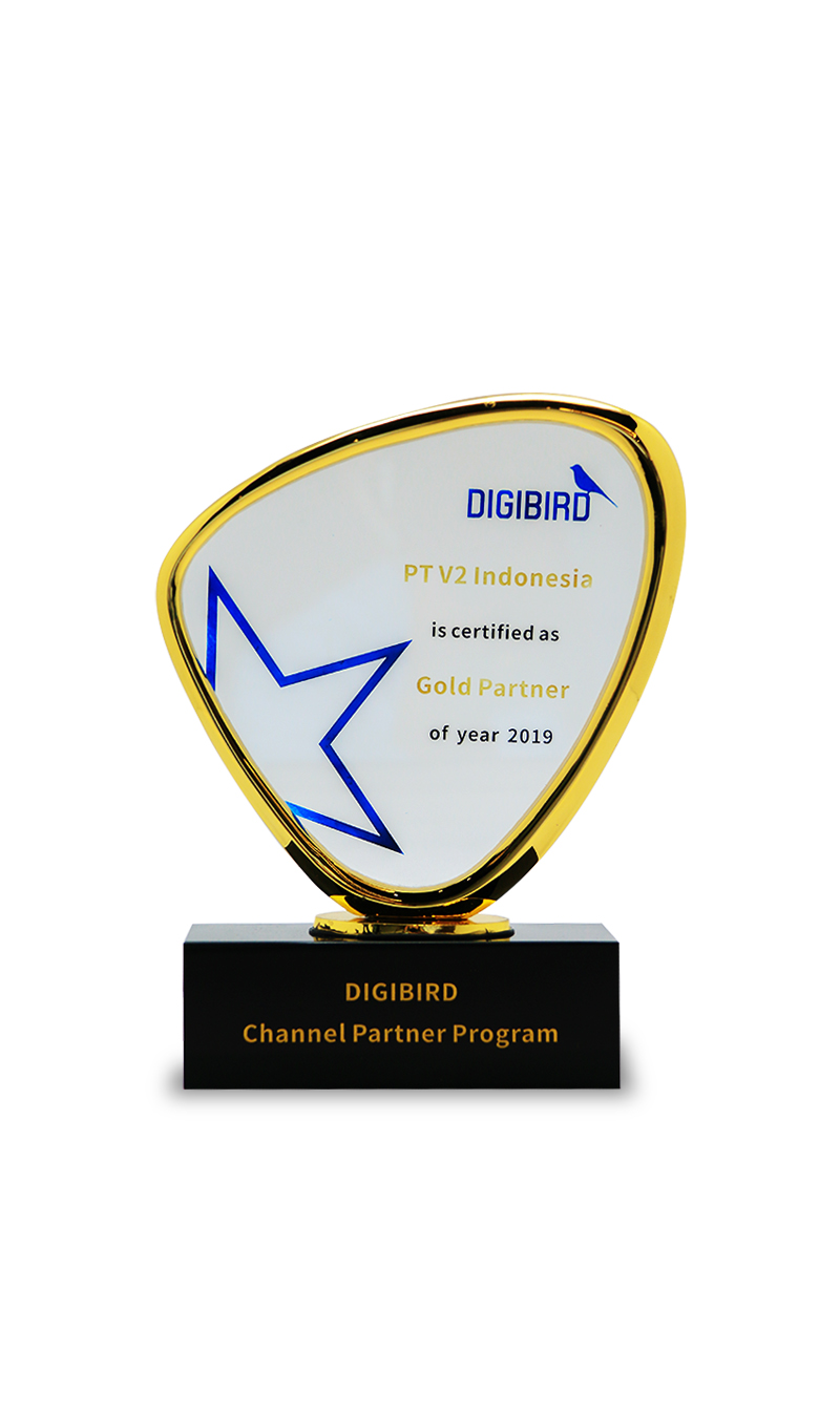 PT V2 INDONESIA IS CERTIFIED AS GOLD PARTNER OF YEAR 2019