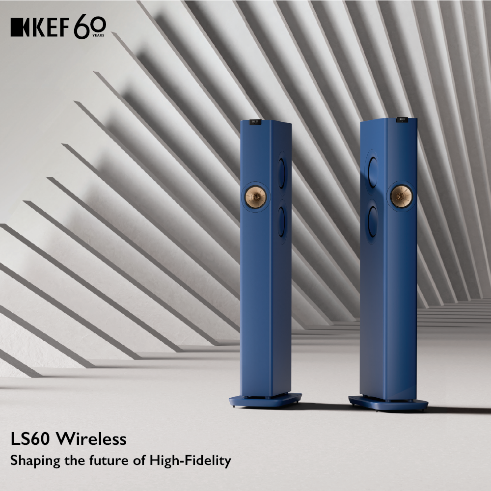 KEF CELEBRATES 60 YEARS WITH THE LS60 WIRELESS FLOORSTANDING SPEAKERS