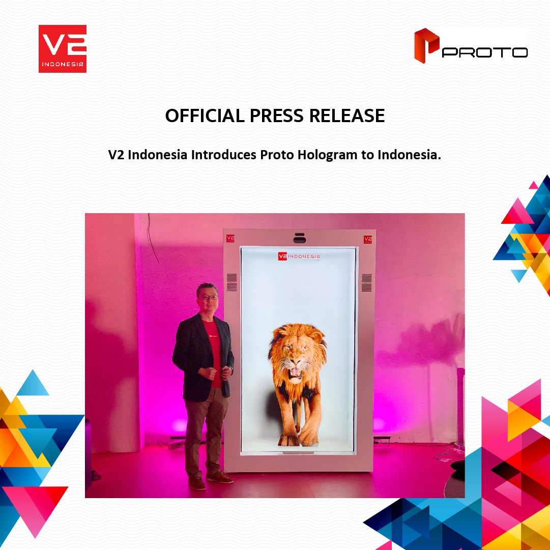 V2 Indonesia Introduces Proto Hologram to Indonesia