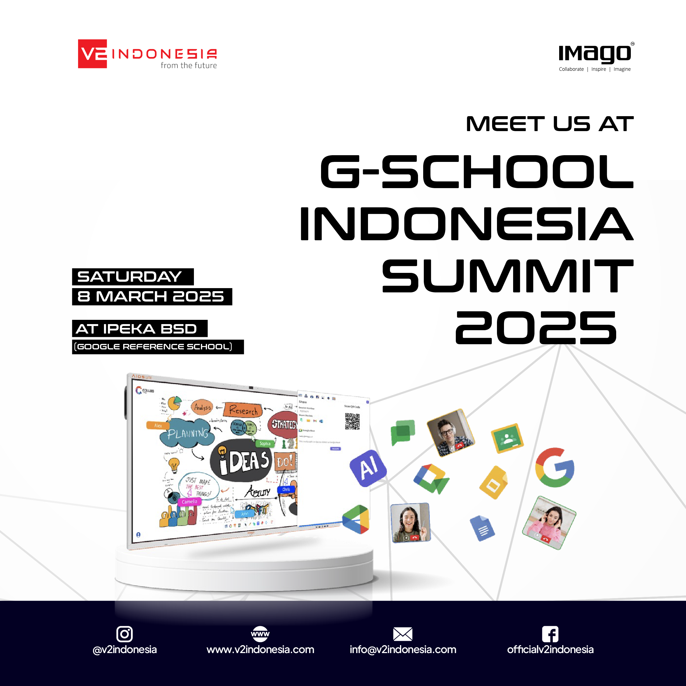 Exciting Collaboration: V2 Indonesia X Imago at the G-School Indonesia Summit