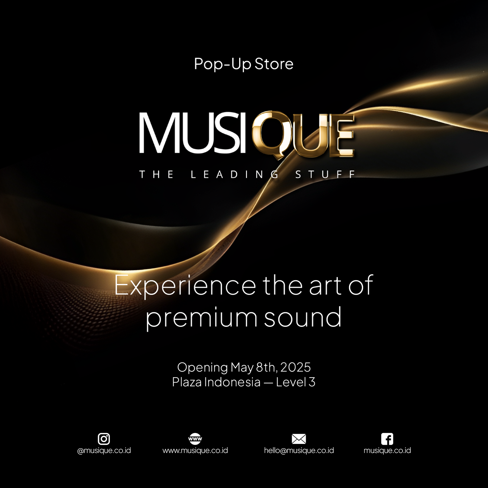 Musique Pop-Up Store is LIVE TODAY!