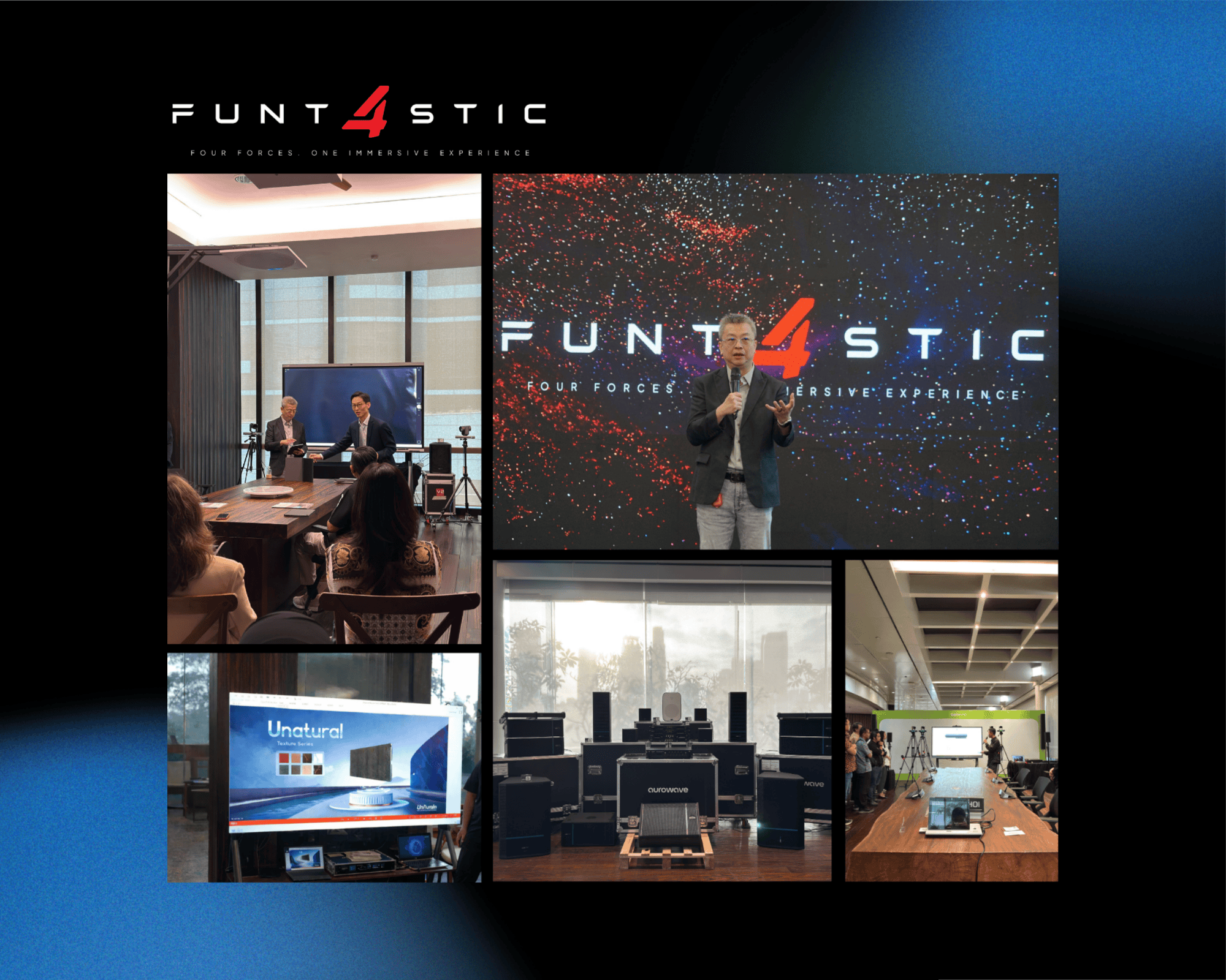 Funtastic 4: Four Forces. One Immersive Experience