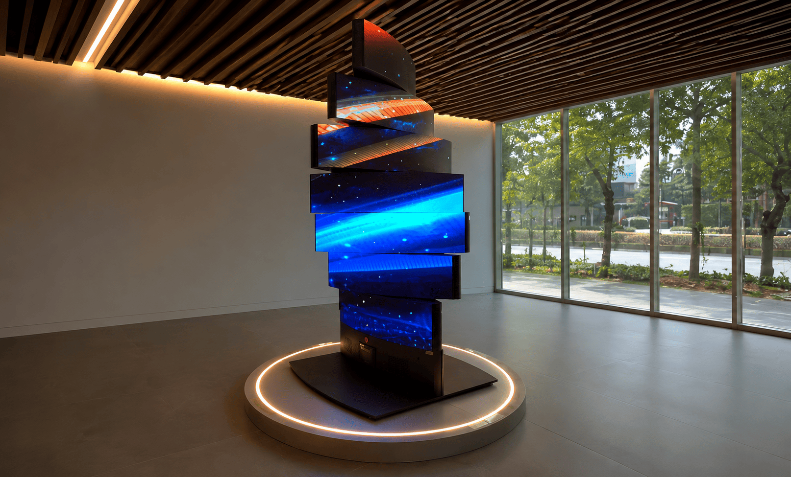 LED Rotate Display: Solusi Digital Signage Interaktif