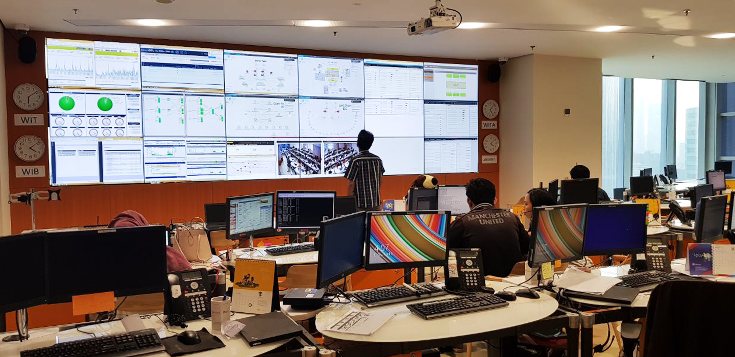 VIDEO WALL DISPLAY BTPN