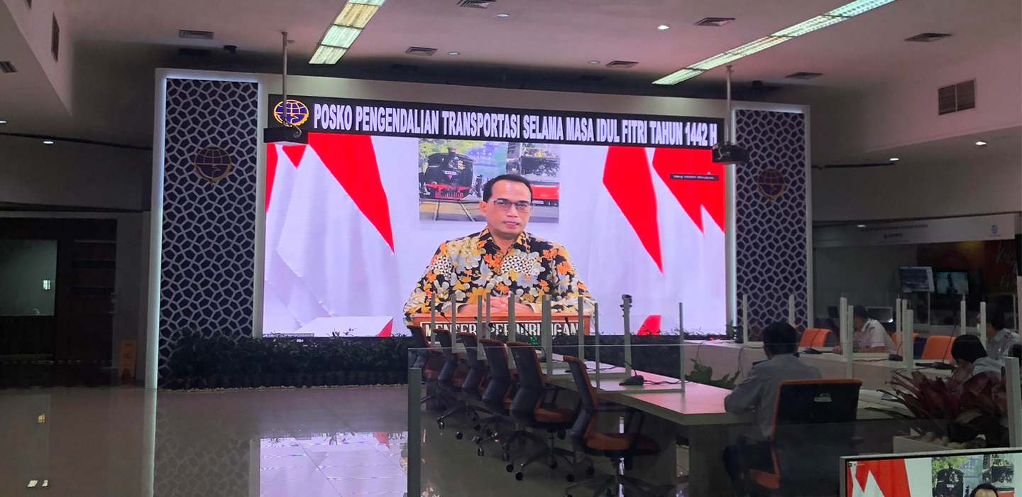 POSKO PENGENDALIAN TRANSPORTASI SELAMA IDUL FITRI TAHUN 1442H
