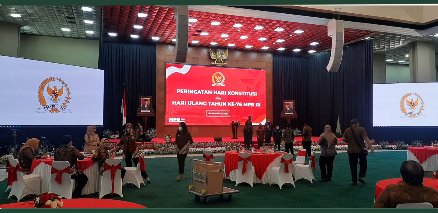 Peringatan Hari Konstitusi dan Hari Ulang Tahun Ke 76 MPR RI