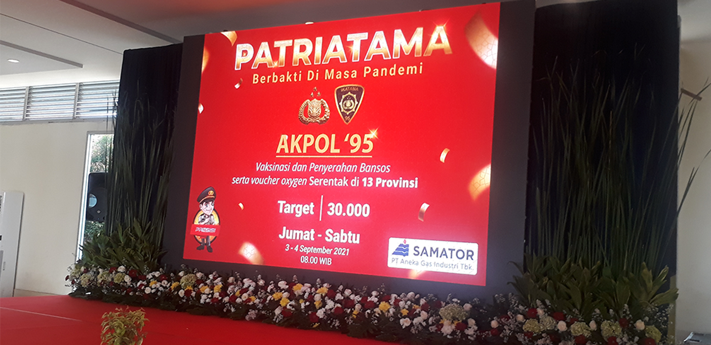 Vaksinasi & Penyerahan Bansos AKPOL '95