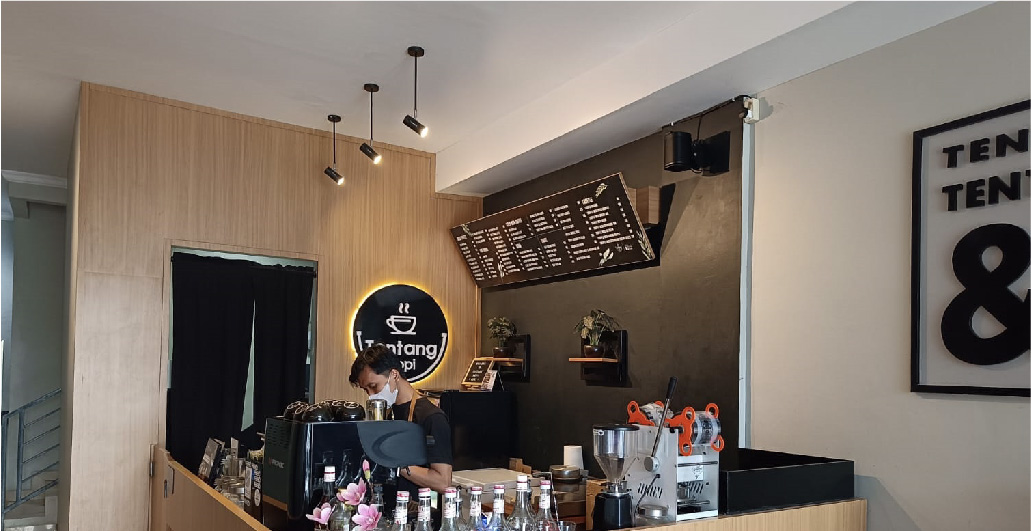 Custom Installation Sonos Speaker at Coffee Shop Tentang Kopi