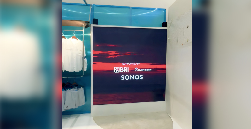 SONOS @musique.co.id supported Common Grounds x Columbia booth