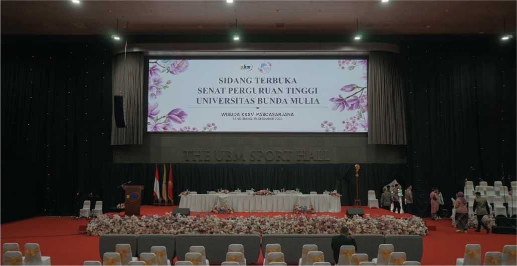 The UBM Hall - Bunda Mulia University