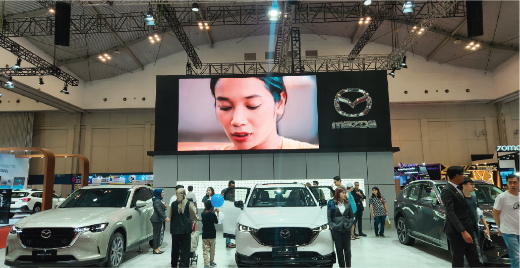 Mazda Booth at Gaikindo Jakarta Auto Week (GJAW) 2024
