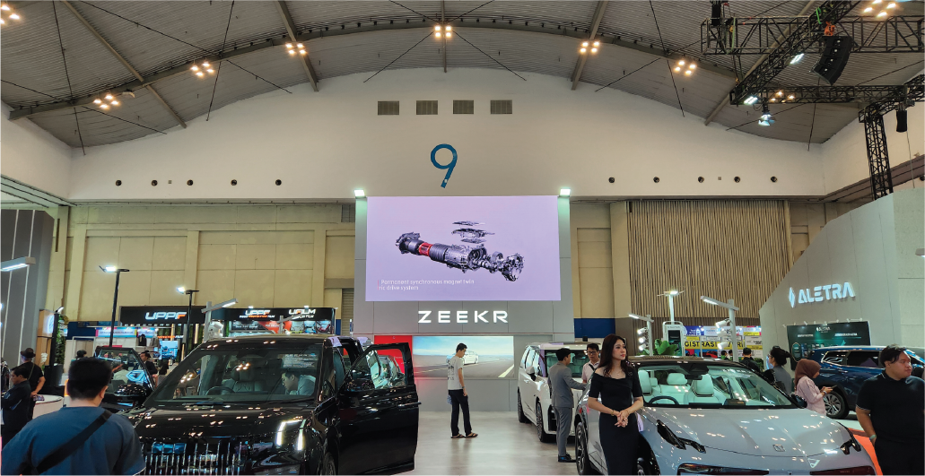 Zeekr Booth at Gaikindo Jakarta Auto Week (GJAW) 2024